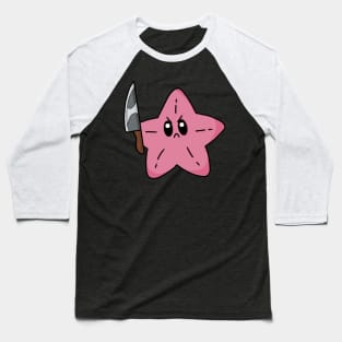 Angry starfish with knife! Baseball T-Shirt